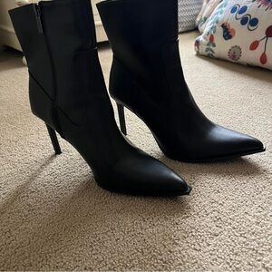 Forever 21 Black Heeled Boots